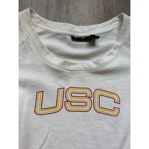 USC Trojans Women's Sweatshirt, size Large 3/4 Sleeve - Picture 2 of 6
